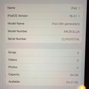 Apple iPad 9th Generation - Black